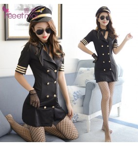 FEE ET MOI Stewardess Uniforms (Black)